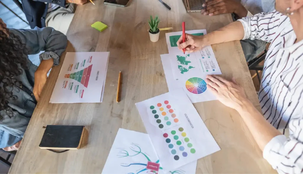 Creative and compliance team meeting