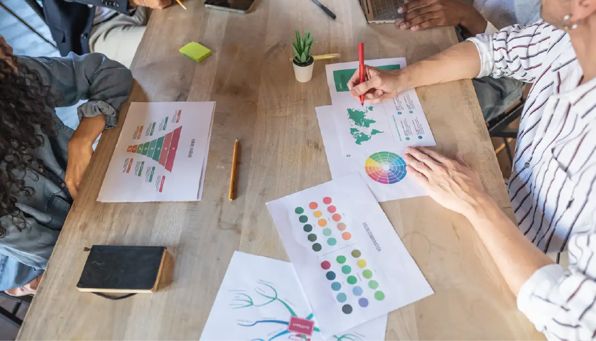 Creative and compliance team meeting